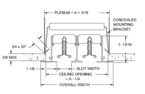 E1 - Linear Slot Diffuser